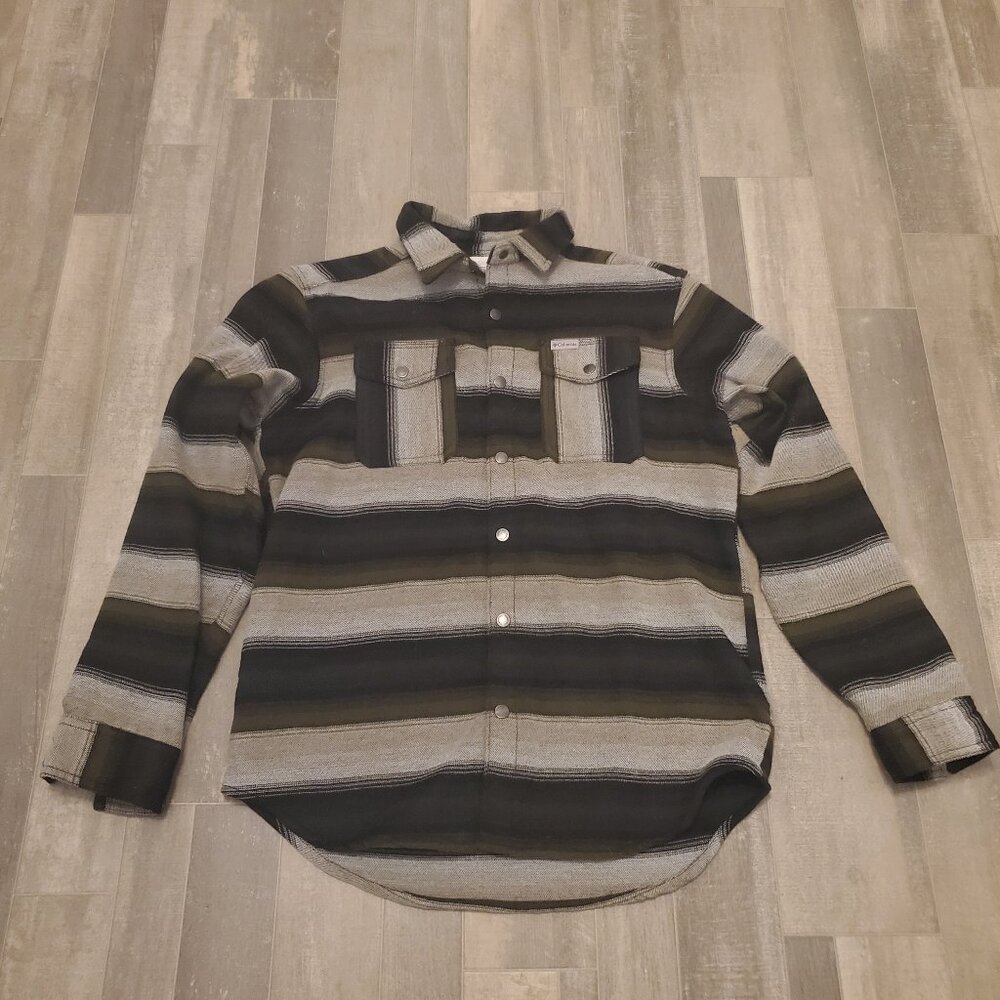 Columbia Men's Deschutes River Heavyweight Flannel, Insulated, Medium
